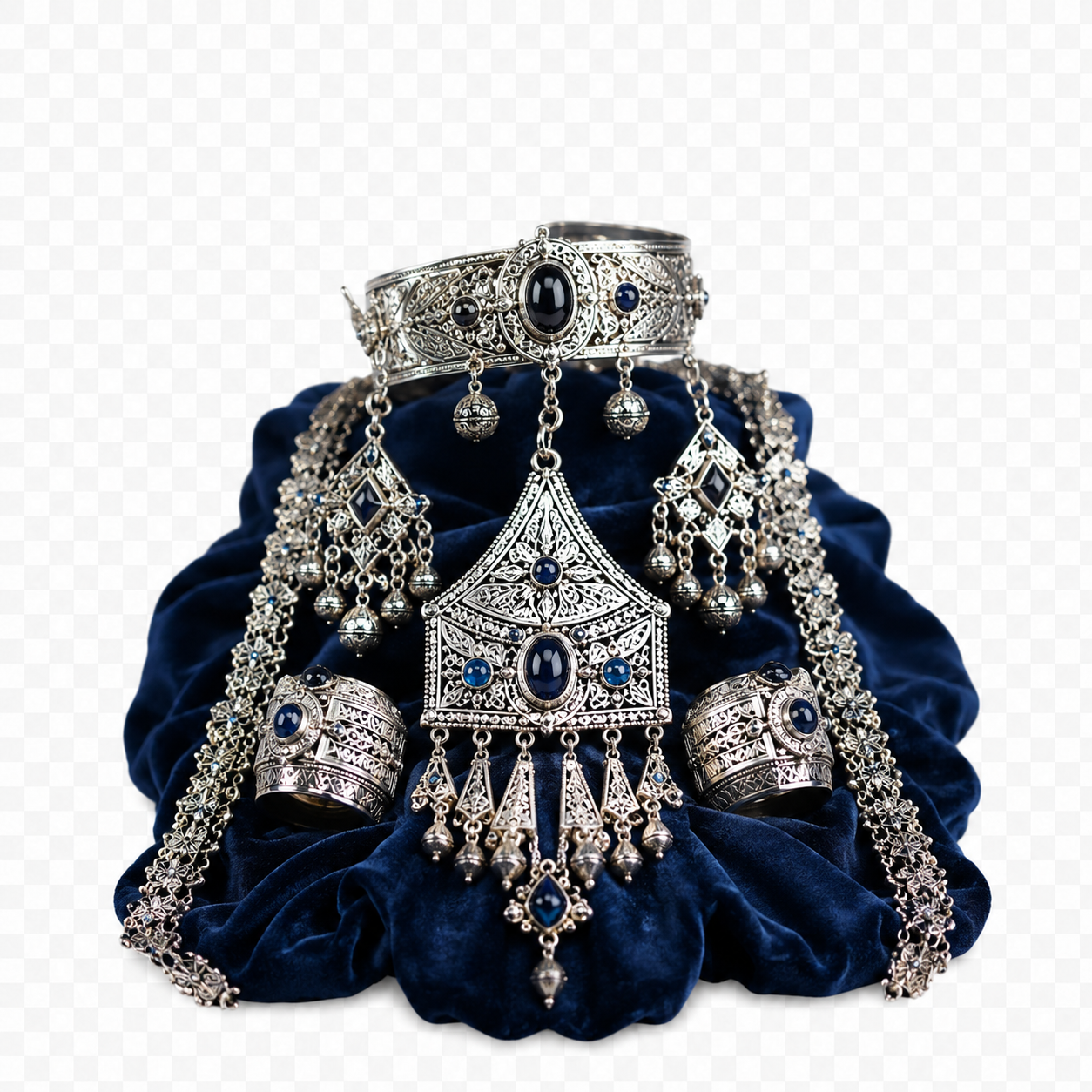 Bijoux chaouis en argent
